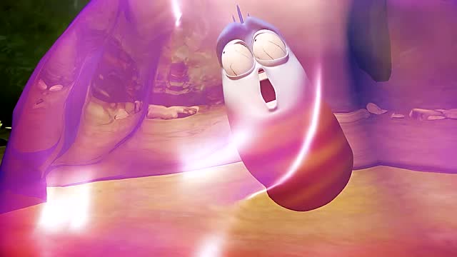 爆笑虫子:臭屁虫吃了一大块布丁,最后撑成胖子了