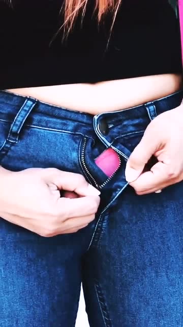 牛仔裤拉链不好拉,用这个涂一涂可以改善,赶快学会回家试试