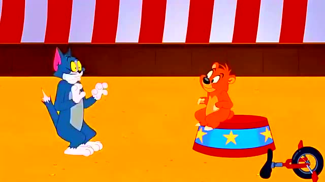 新猫和老鼠,汤姆和小老鼠在游乐场玩耍