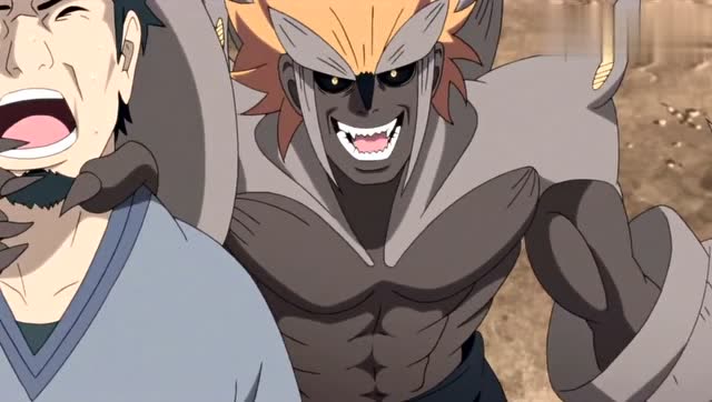 博人传:重吾咒化大肆破坏村庄,川之国巡查团被迫使用麻醉枪