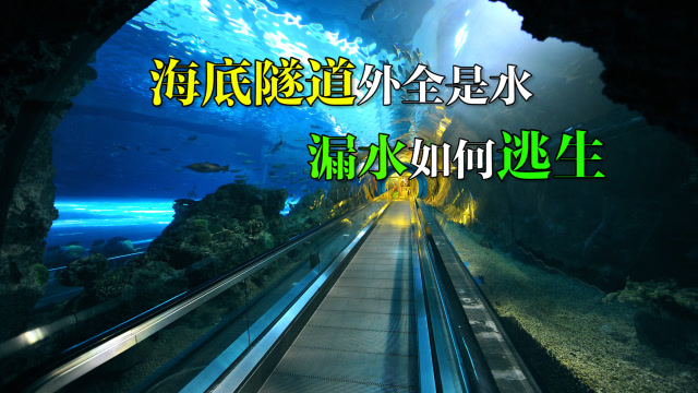 港珠澳大桥海底隧道如果漏水,人们该如何逃生呢?厉害了我的国!