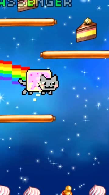 彩虹猫:避开大坏蛋收集星星