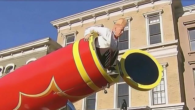 作死老外把自己装进炮筒,猛地一下发射出去,隔着屏幕瞬间腿软