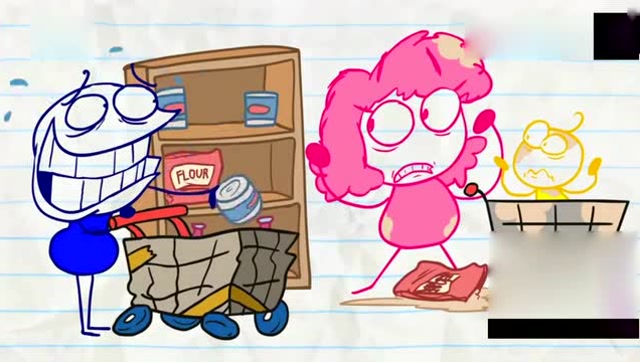 铅笔人——超市购物之疯狂购物车