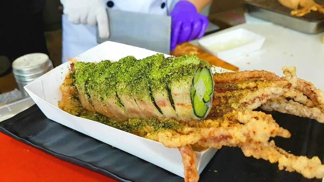 熊食记:脆皮爆浆鱿鱼,咬一口,脆响脆响!