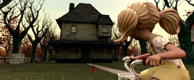 怪兽屋:小女孩看到了一间破旧的房子,太恐怖了