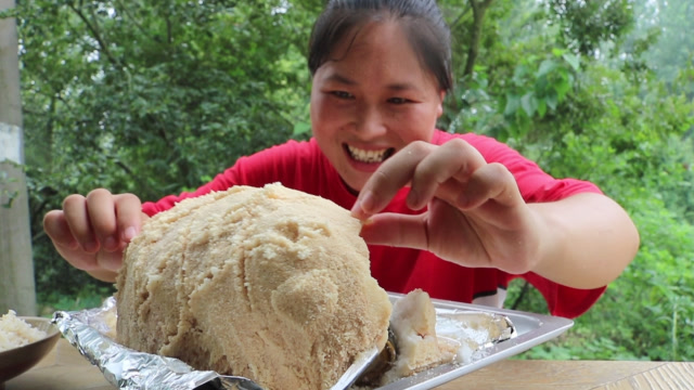 鱼和羊肉一起吃到底有多鲜?胖妹3包盐烤40分钟,这次差点吃撑