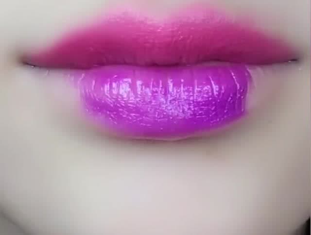 玫红色 紫色,口红颜色买错真的能这样涂吗?