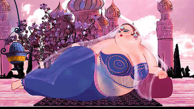 讽刺幽默动画!一个奇怪的城市,女人胖到300斤,才是美女!