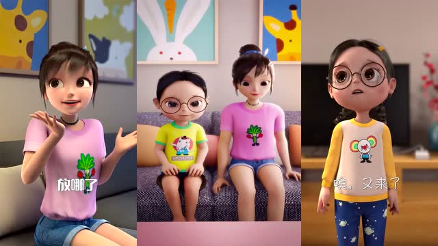 爆笑两姐妹:姐妹花在线按摩,专治熊孩子!