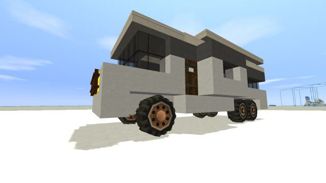 迷你世界 豪华房车 五房一厅 带上一家人一起旅游