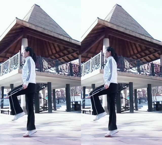 好兄弟跳绳组合第一套第四个动作分解高抬腿