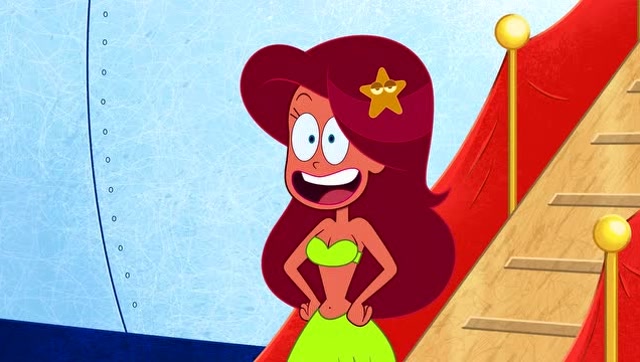 《鲨鱼哥和美人鱼》爱护环境从我做起玛丽娜收走垃圾并批评教育乱丢