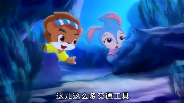 虹猫蓝兔想搭旗鱼公交车,但是遭受了无情的拒绝!
