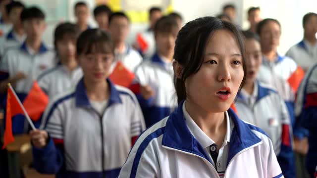 丹东市敬业高级中学庆祝新中国70华诞(三)