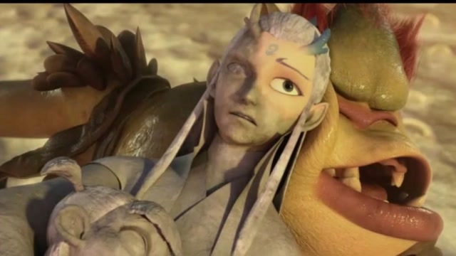 哪吒之魔童降世哪吒把敖丙玩坏敖丙石化的嘴角都动了