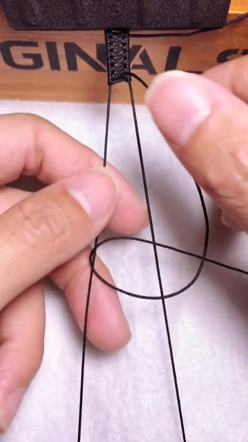双排雀头结包硬币编织方式