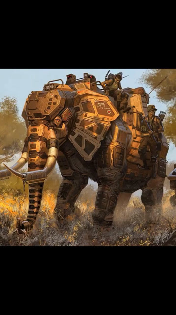 科幻画家笔下的机械动物