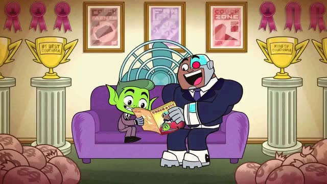 少年泰坦出击:野兽小子和钢骨都成了成功商人,但是两个人不能做朋友