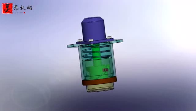 1种桶形凸轮结构驱动的快速伸缩运动