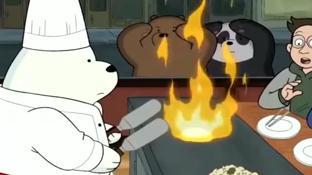 咱们裸熊三剑客中做饭的白熊让人意想不到简直太帅了