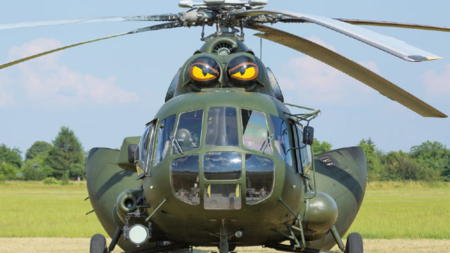 超凶的"河马"直升机!谁不服瞪死你