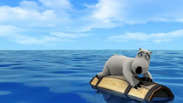 贝肯熊:倒霉熊趴在木通上海上漂流!会有什么趣事发生呢?