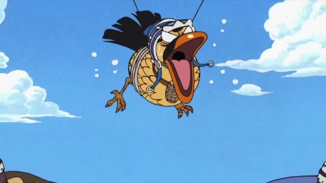 海贼王:路飞和乌索普用薇薇的鸭子当诱饵钓鱼,气的薇薇脸都绿了!