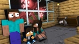 Minecraft动画：汽笛人挑战，僵尸这次立功了！