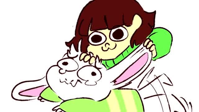 传说之下:小羊竟敢挑衅查拉,被查拉一顿胖揍