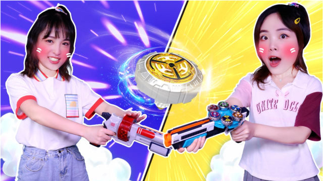 阿哦玩具超酷魔幻陀螺决斗挑战可攻可防快来一起对决吧