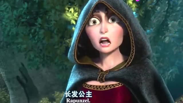 魔发奇缘看到皇宫的马巫婆想到自己最爱的长发公主