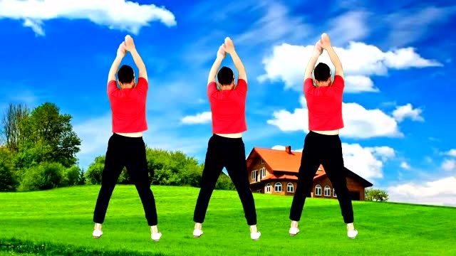 燃脂健身操《飘》背面,燃烧腰部脂肪,排除毒素,健康常伴