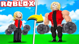Roblox举重传说模拟器：疯狂健身锻炼！变身超级绿巨人？小格解说