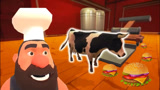 梦游伙计：奶牛冲破了屋顶，塔米送汉堡给奶牛，遭到了嫌弃！