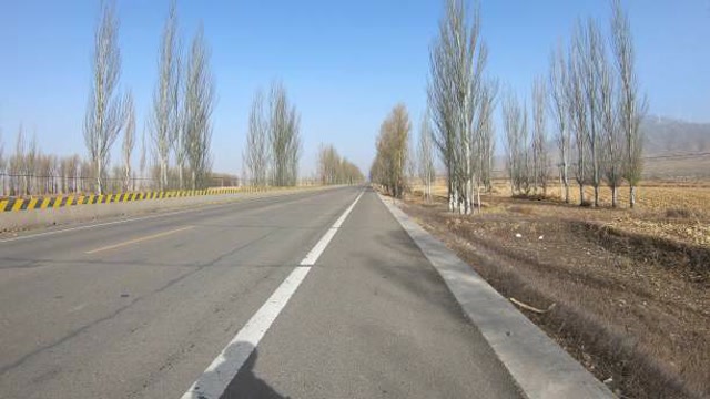 大同市区s203省道骑行回广灵途径浑源县7