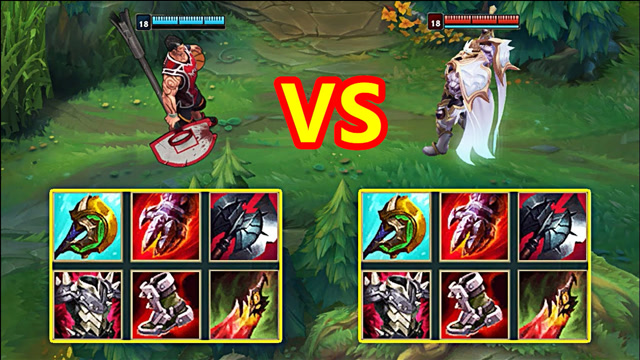 lol:s11赛季诺手vs盖伦,伤害差距真的太大了!