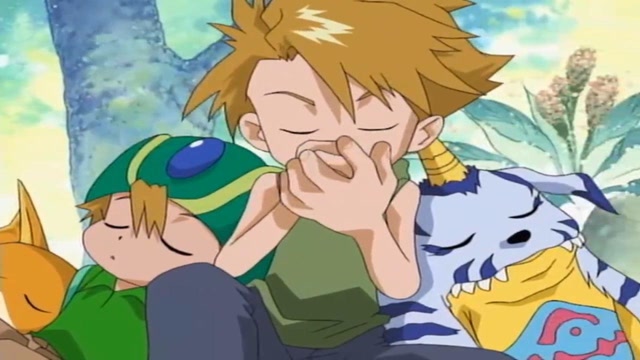 数码宝贝:阿和标志性口琴!过于帅气!