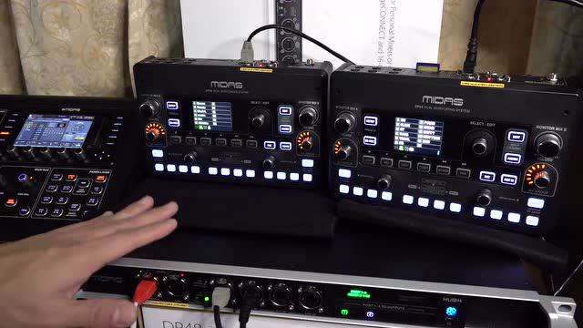 迈达斯midasdp48hub4m32百灵达x32搭配应用教学1