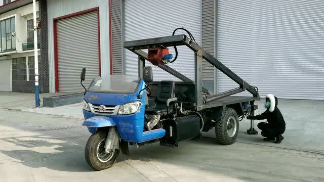 农村白事用的三轮吊棺下葬车,两万多块钱的致富利器,省心省事!