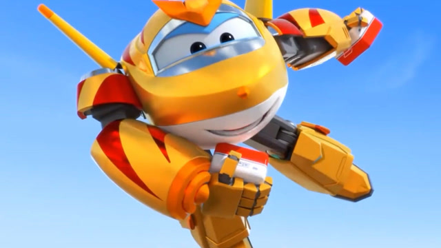 超级飞侠和乐迪被大网抓住,金小子要拿到冠军了!