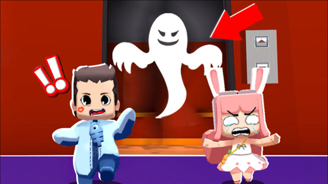 联机模式,恐怖解密,鱼玲半夜遭遇电梯惊魂!迷你世界木鱼