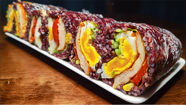 三色糙米饭团,实体店老板娘免费教你,学会可以开店了