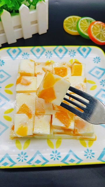 芒果布丁制作教程