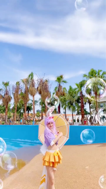 王者荣耀公孙离蜜橘之夏cos:来体验夏日的清凉吧cn蘑菇