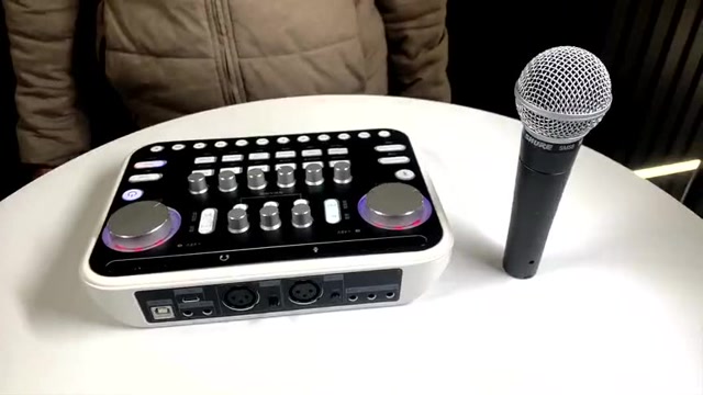 ickb_sum胖白声卡如何连接动圈麦克风-低调音频直播设备专卖店-7