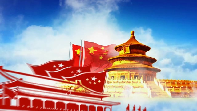 2396_伴奏读中国朗诵视频led大屏幕