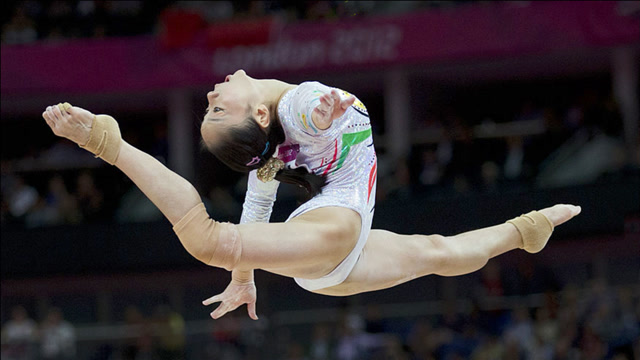 邓琳琳2012伦敦奥运会平衡木决赛——获得奥运冠军