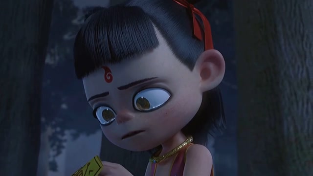哪吒之魔童降世:哪吒看到了换命符,他哭了.