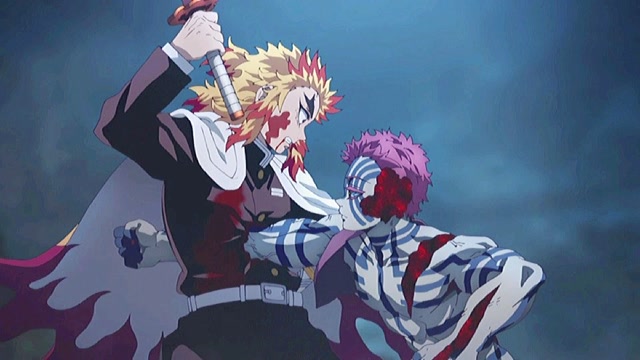 鬼灭之刃 炎柱激战上弦叁,作者你出来,看我一砖头你能不能扛得住